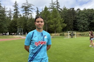 Naomi Luyet à Macolin, avec le maillot de son nouveau club